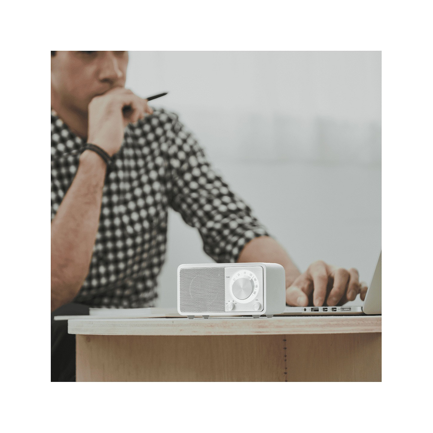 Sangean WR-7 (Genuine Mini) Matt white — Buy in Cyprus with Fast Delivery