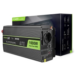Green Cell KFZ Spannungswandler Power Inverter 12V to 230V 1000 2000W Black — Buy in Cyprus with Fast Delivery