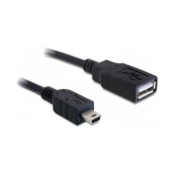 USB 2.0-A Bu to USB mini St 0.5m Del — Buy in Cyprus with Fast Delivery