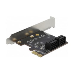 4 Port SATA PCI Express x1 Karte - Low Profile Formfaktor — Buy in Cyprus with Fast Delivery