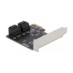 4 Port SATA PCI Express x1 Karte - Low Profile Formfaktor — Buy in Cyprus with Fast Delivery