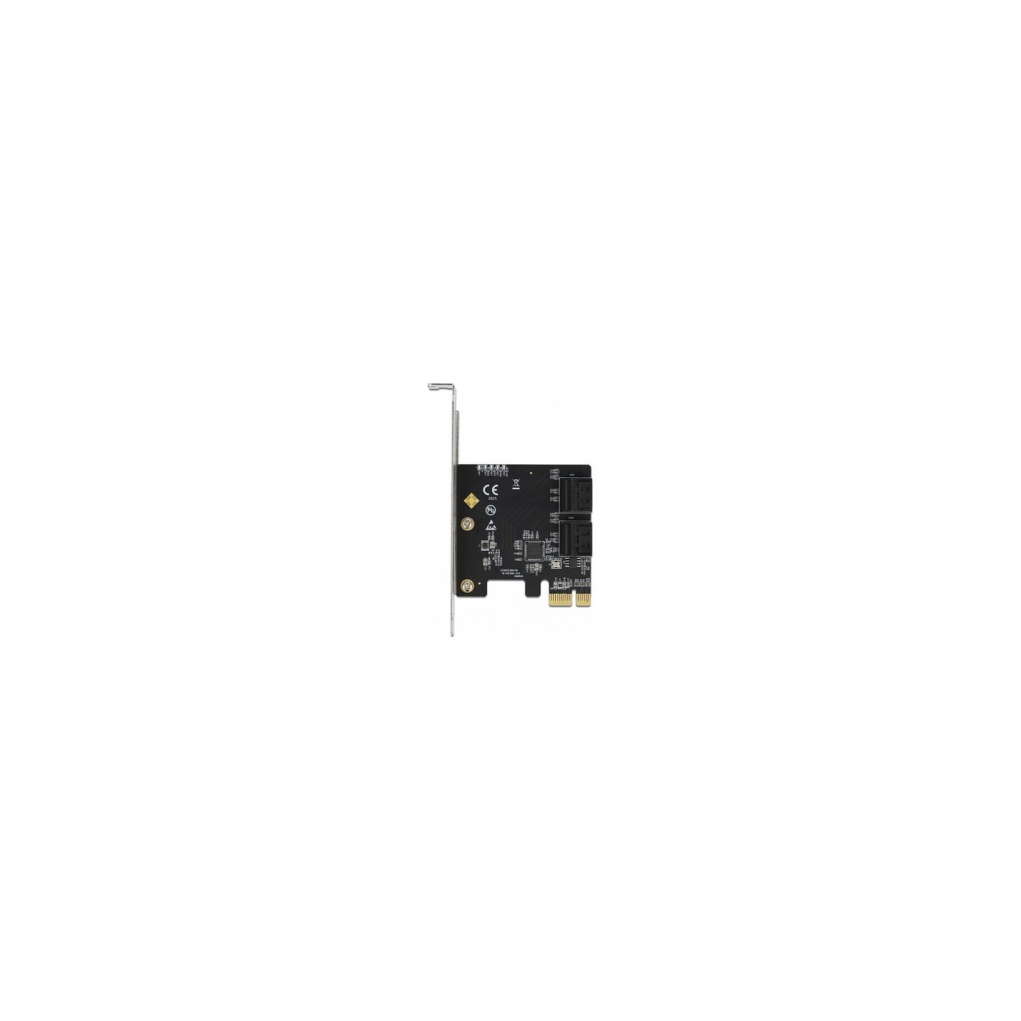 4 Port SATA PCI Express x1 Karte - Low Profile Formfaktor — Buy in Cyprus with Fast Delivery