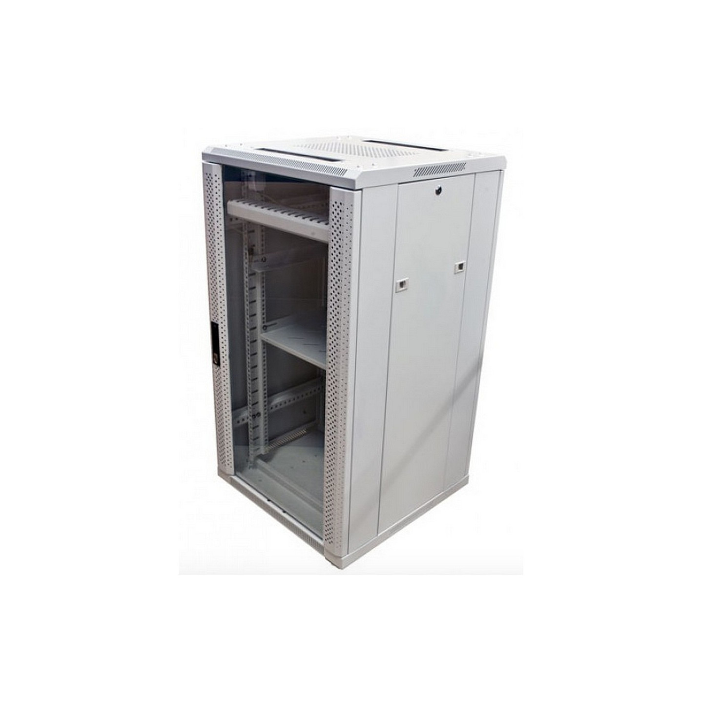 ALLNET Netzwerkschrank 19' 42HE B600 T 800mm Glastür Lichtgrau SNB-Serie — Buy in Cyprus with Fast Delivery