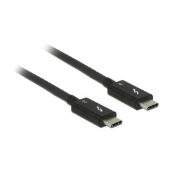 DeLock Thunderbolt 3 USB-C (ST-ST) 2m Anschlusskabel Schwarz — Buy in Cyprus with Fast Delivery