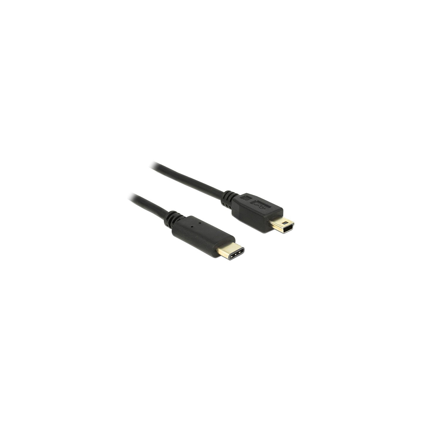 USB2.0 USB Type-C 2.0 Stecker to USB 2.0 Typ Mini-B Stecker 2.0 m schwarz Delock — Buy in Cyprus with Fast Delivery