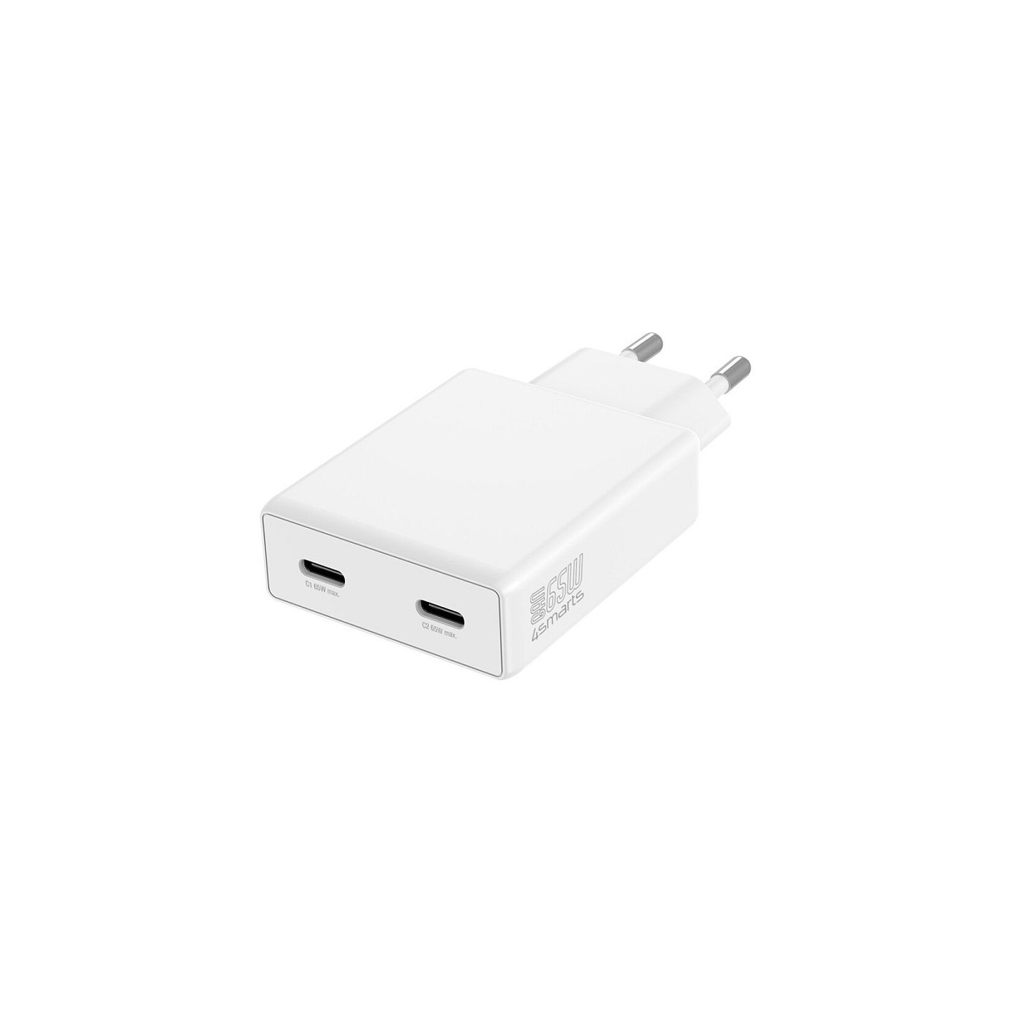4smarts Netzladegert PDPlug Slim Dual 65W GaN 2C. wei — Buy in Cyprus with Fast Delivery