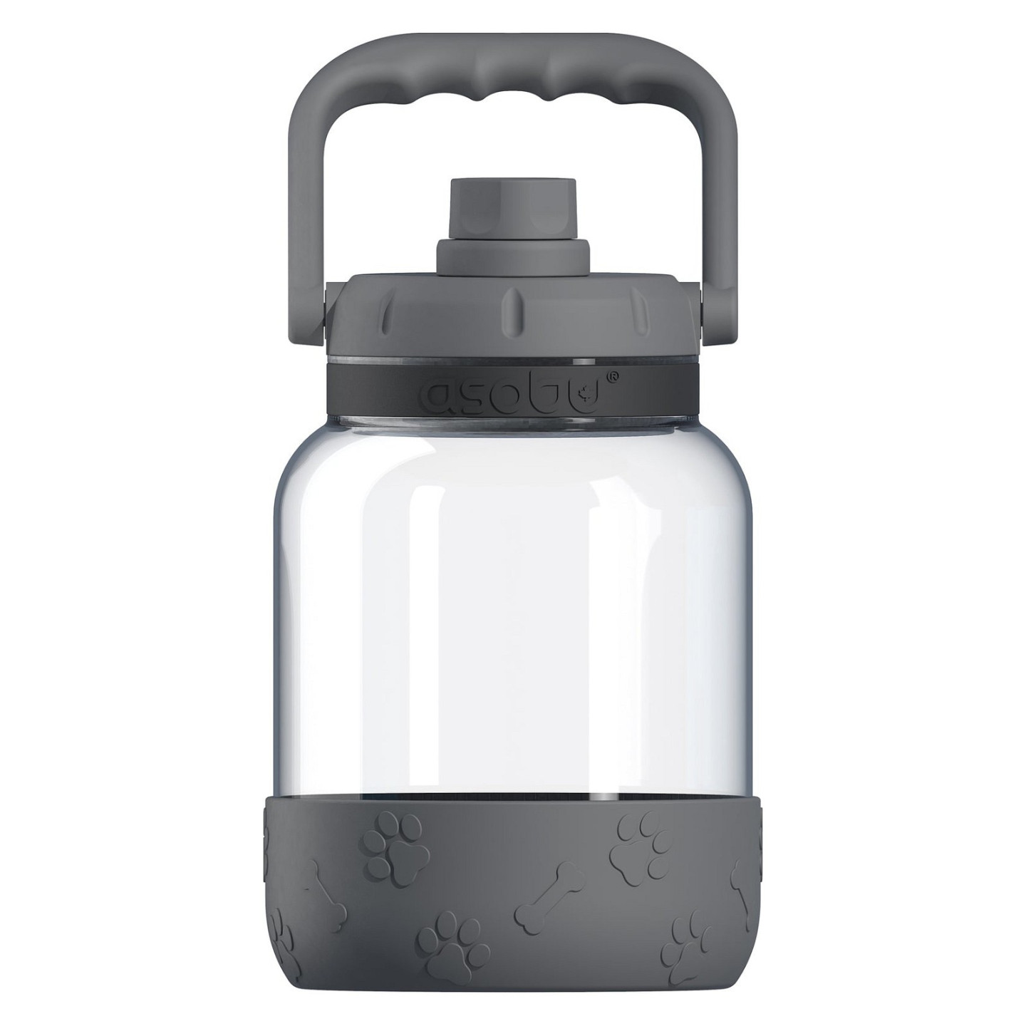Asobu - The Barkley Dog Bowl - Tritanflasche 1.5 Liter mit Hundenapf grau — Buy in Cyprus with Fast Delivery