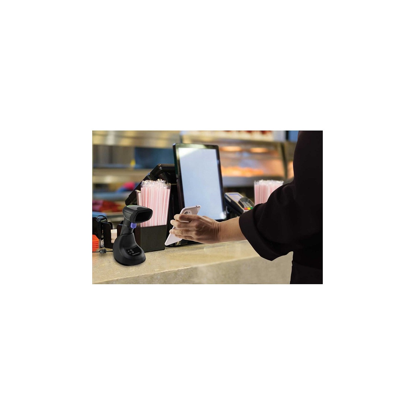 Datalogic Barcode-Scanner QuickScan QM2500 Kit USB RS-232 433 MHz 2D — Buy in Cyprus with Fast Delivery