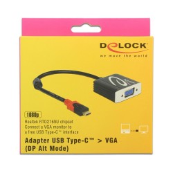 USB C to Adapter VGA Buchse Delock — Buy in Cyprus with Fast Delivery