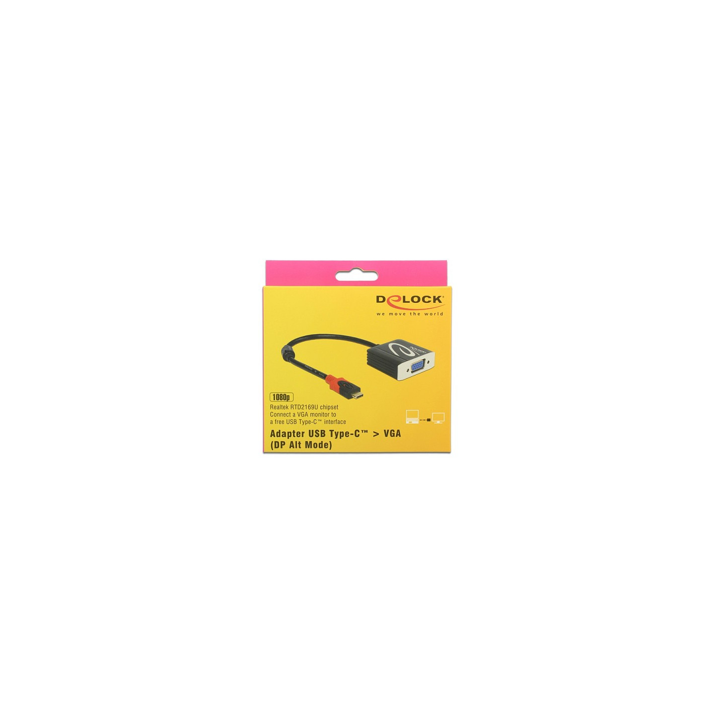 USB C to Adapter VGA Buchse Delock — Buy in Cyprus with Fast Delivery