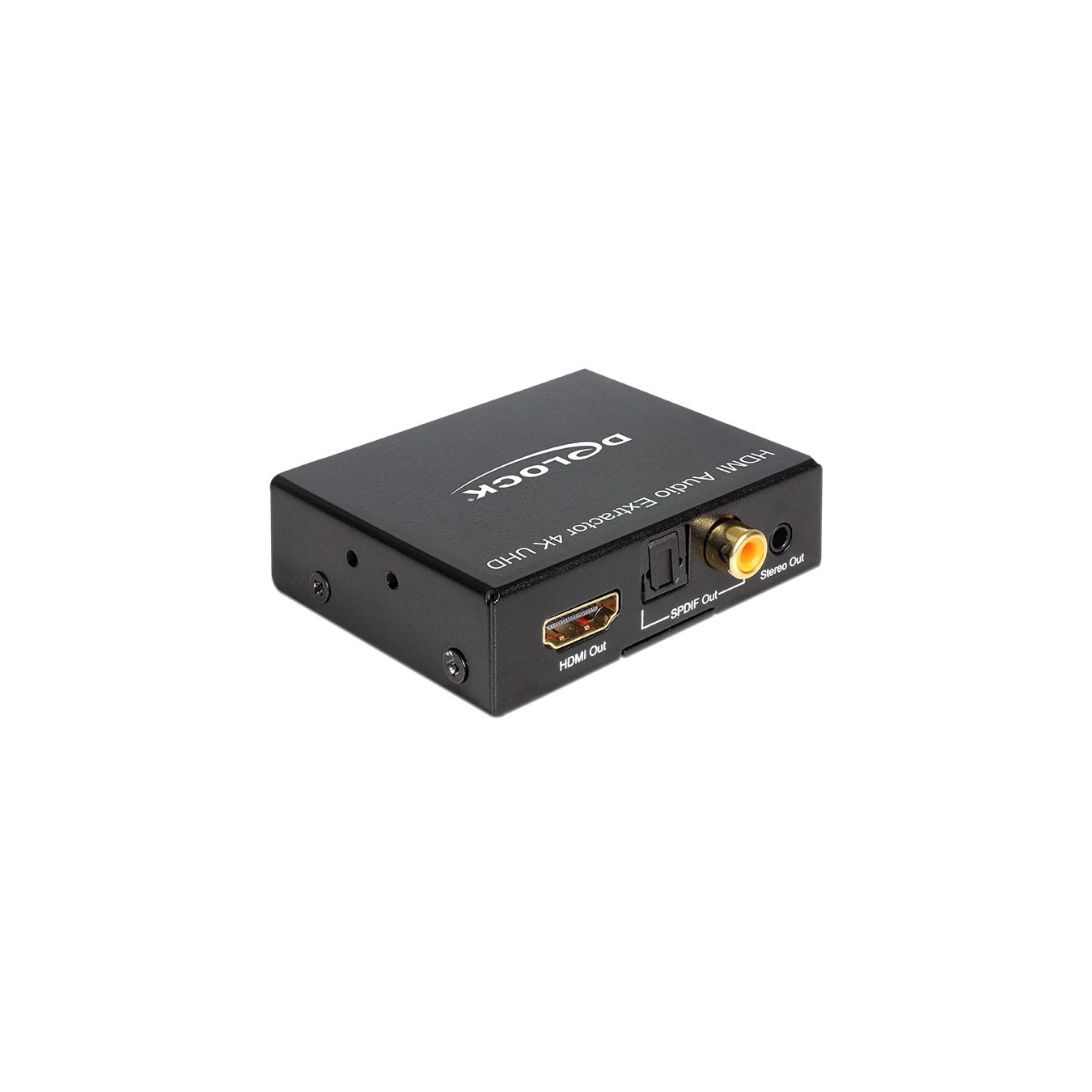 DeLOCK HDMI to HDMI Audio Extractor - 62692 - 4K (3840x2160), S/PDIF Output, Black — Buy in Cyprus with Fast Delivery