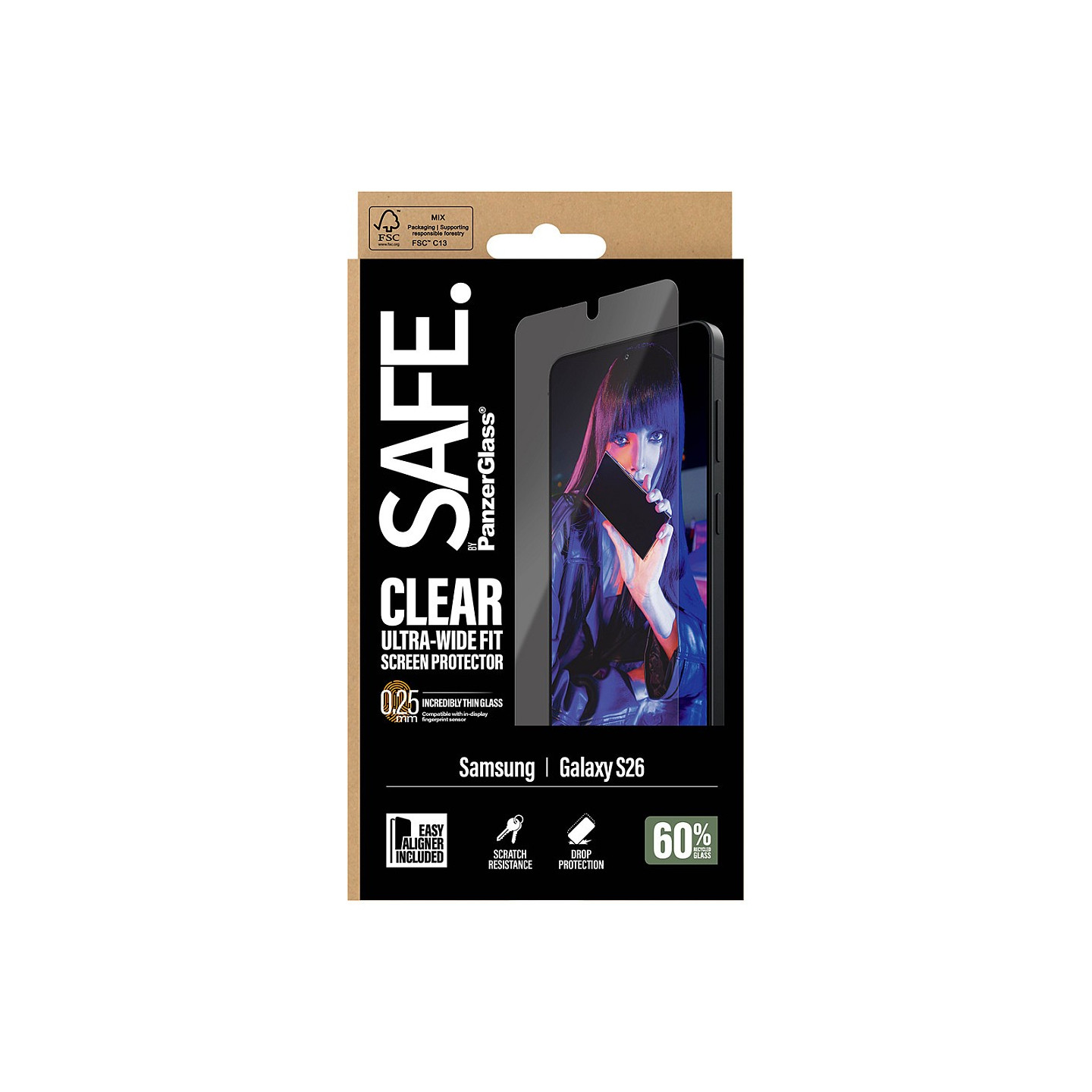 PanzerGlass SAFE Displayschutz Samsung Galaxy S26 Ultra-Wide Fit m. EasyAligner — Buy in Cyprus with Fast Delivery