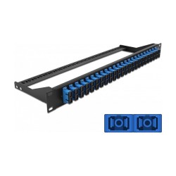 Delock 19? LWL Patchpanel 24 Port SC Duplex blau — Buy in Cyprus with Fast Delivery