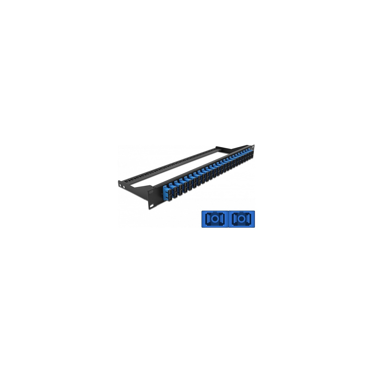 Delock 19? LWL Patchpanel 24 Port SC Duplex blau — Buy in Cyprus with Fast Delivery