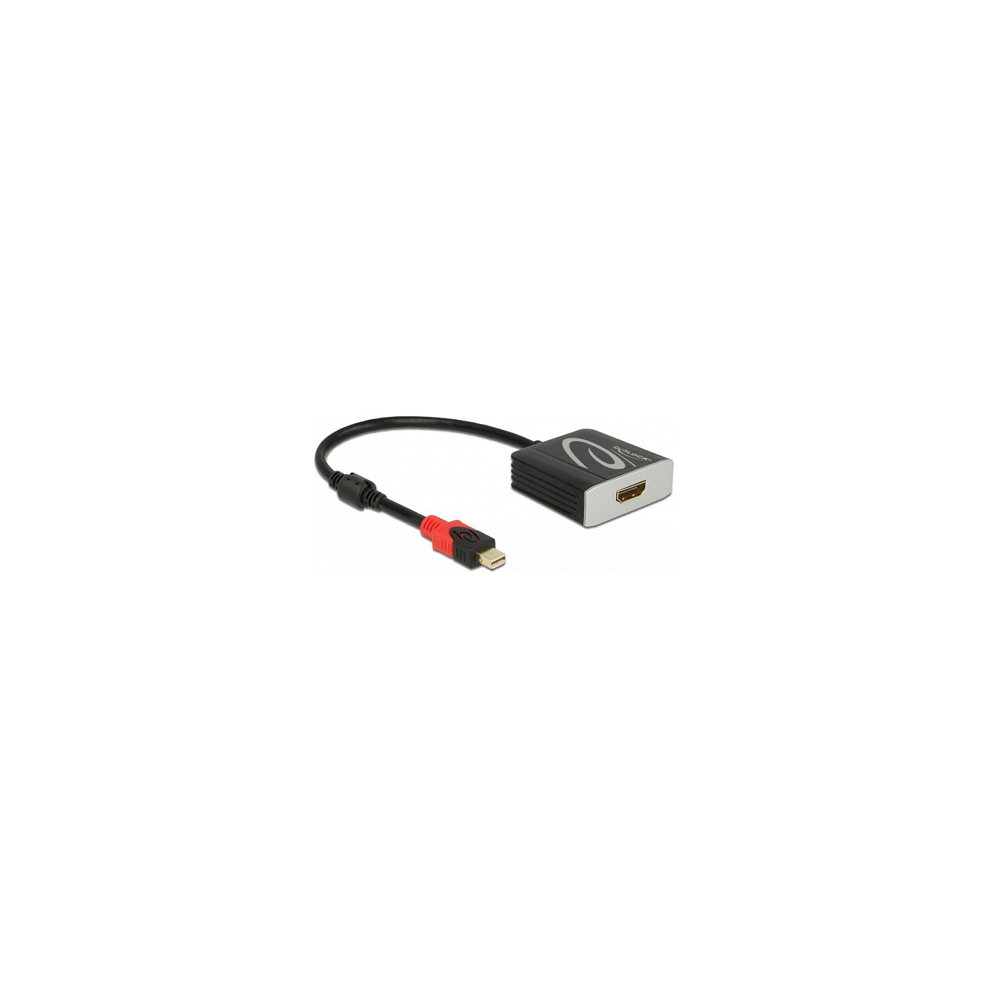 DeLock Mini DisplayPort 1.4 to HDMI (ST-BU) Adapter 4K Black — Buy in Cyprus with Fast Delivery