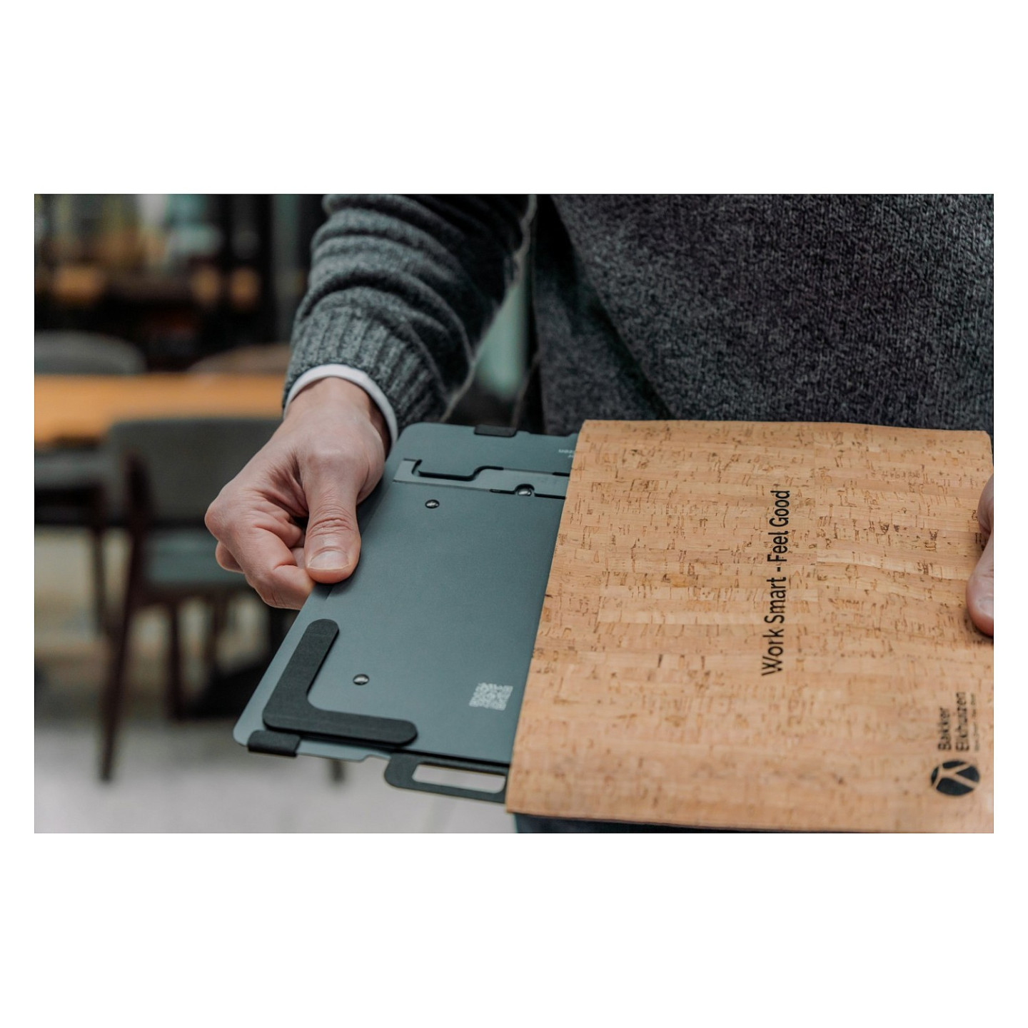 Bakker Elkhuizen Laptop und Tablet Halterung FlexTop 170 Dark Grey — Buy in Cyprus with Fast Delivery