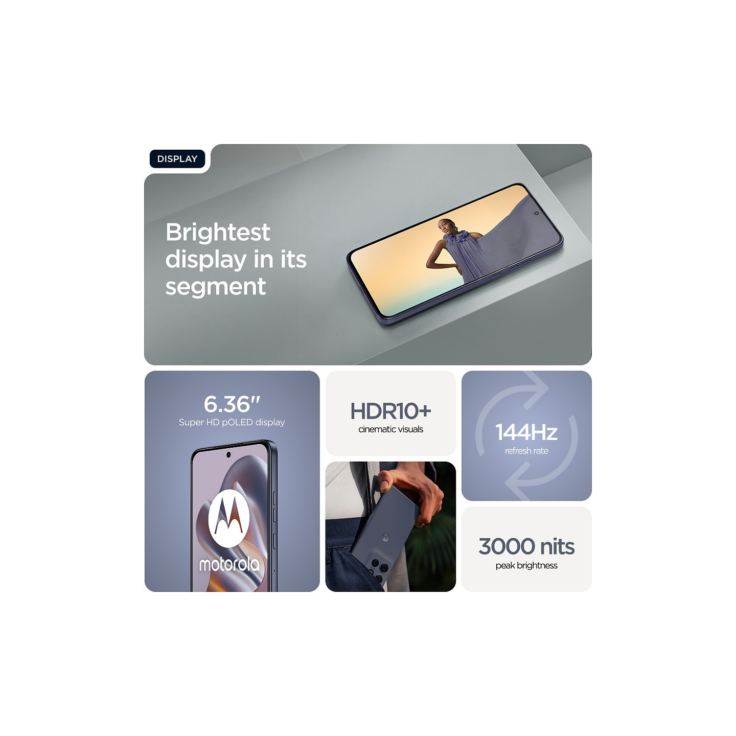 TEL Motorola Edge 60 Neo 12RAM 256GB grisaille — Buy in Cyprus with Fast Delivery