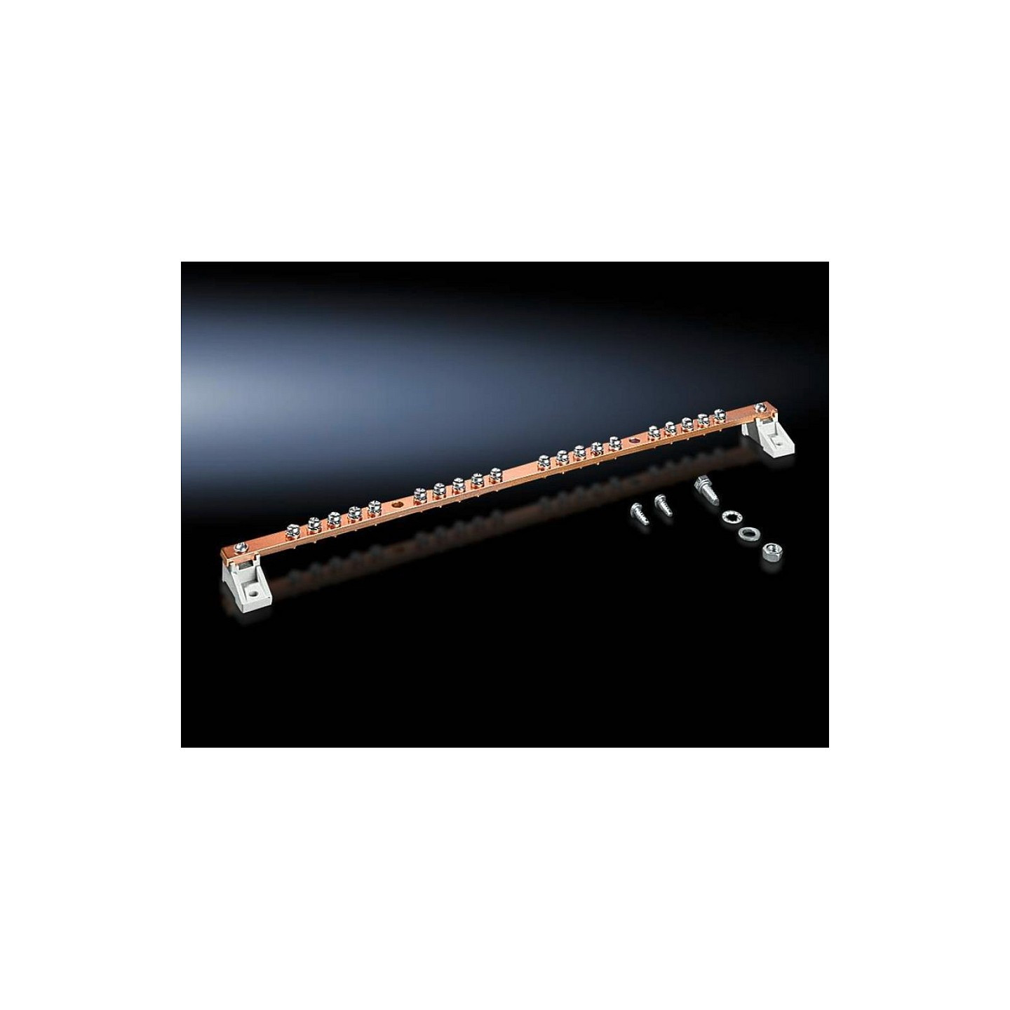 Rittal Erdungsschiene TS horizontal HxL 5x450mm B15mm — Buy in Cyprus with Fast Delivery