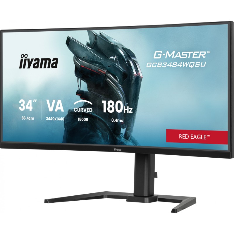 Buy iiyama G-MASTER GCB3484WQSU - 34-inch UWQHD Curved 1500R - 3440x1440, 180Hz,... in Cyprus, Nicosia, Limassol, Larnaka, Pafos