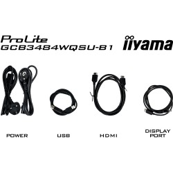 Buy iiyama G-MASTER GCB3484WQSU - 34-inch UWQHD Curved 1500R - 3440x1440, 180Hz,... in Cyprus, Nicosia, Limassol, Larnaka, Pafos