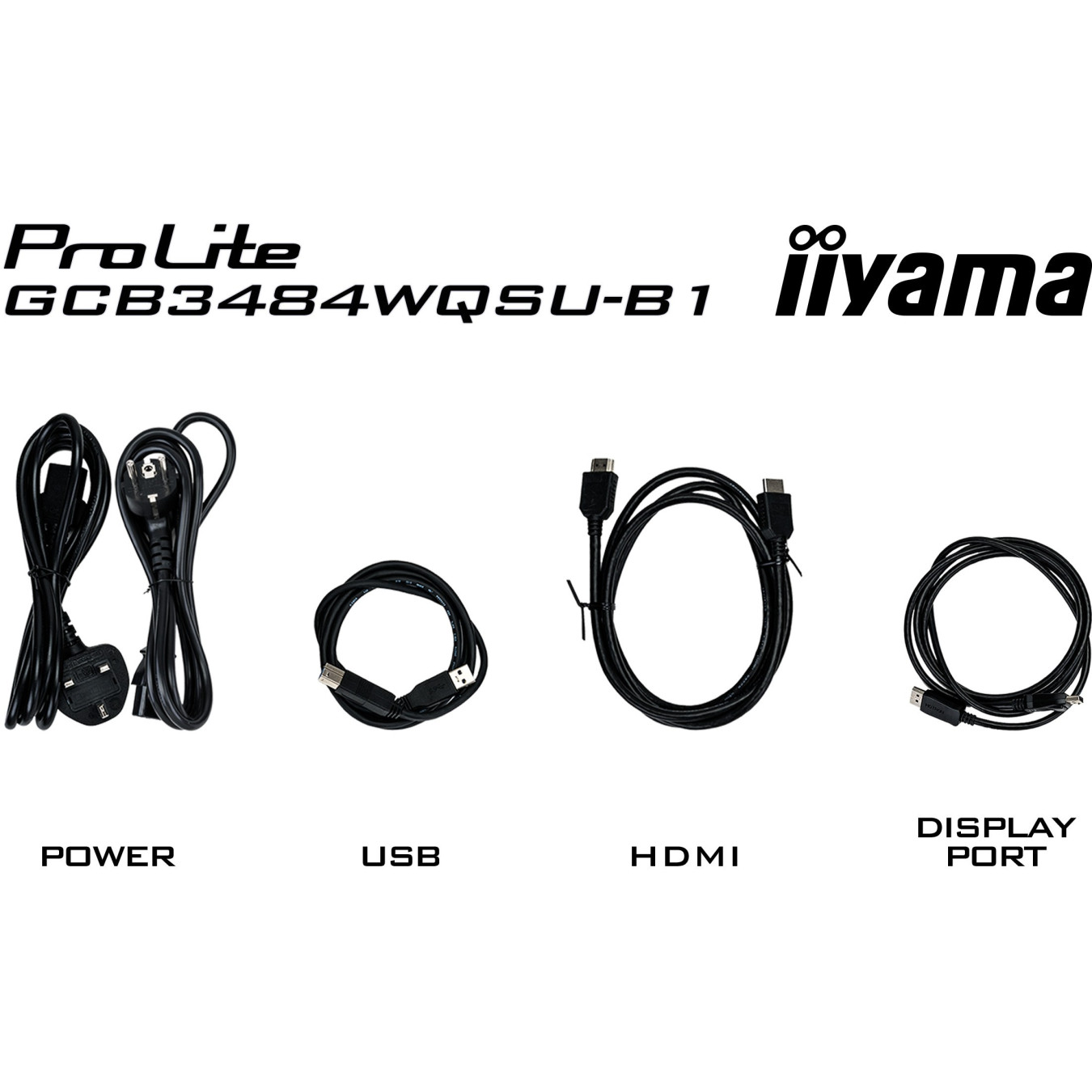 iiyama G-MASTER GCB3484WQSU - 34-inch UWQHD Curved 1500R - 3440x1440, 180Hz, 0.4ms, Black — Buy in Cyprus with Fast Delivery