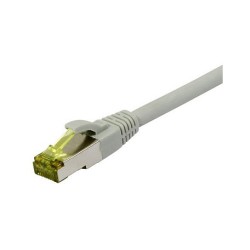 Patchkabel RJ45. CAT6A 500Mhz. 1.0m. grau. S-STP(S FTP). TPE LSZH(Ultraflex). AWG26. mit CAT7 Rohkabel. Synergy 21