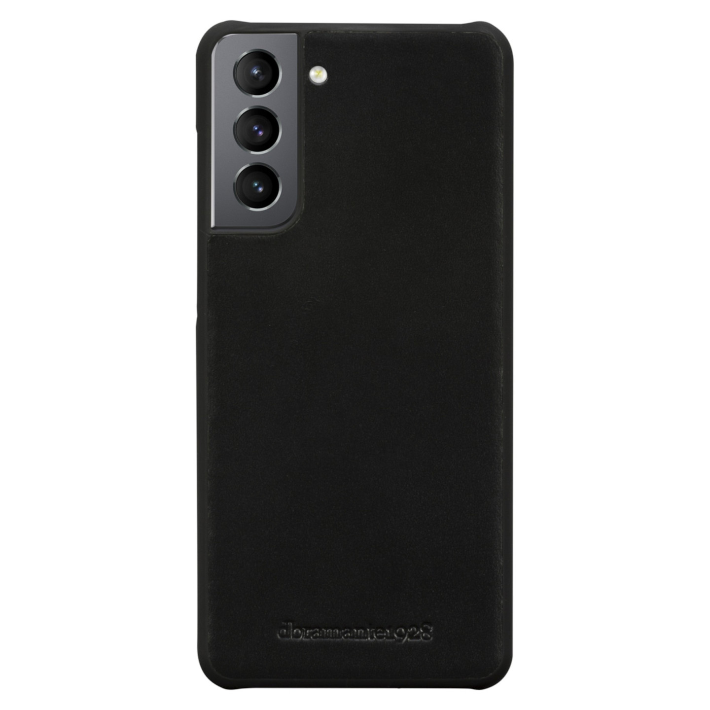 dbramante1928 Lynge - Flip-Hlle fr Mobiltelefon - genarbtes Leder - Schwarz - fr Samsung Galaxy S21+ 5G