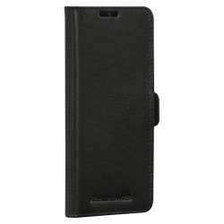 dbramante1928 Lynge - Flip-Hlle fr Mobiltelefon - genarbtes Leder - Schwarz - fr Samsung Galaxy S21+ 5G