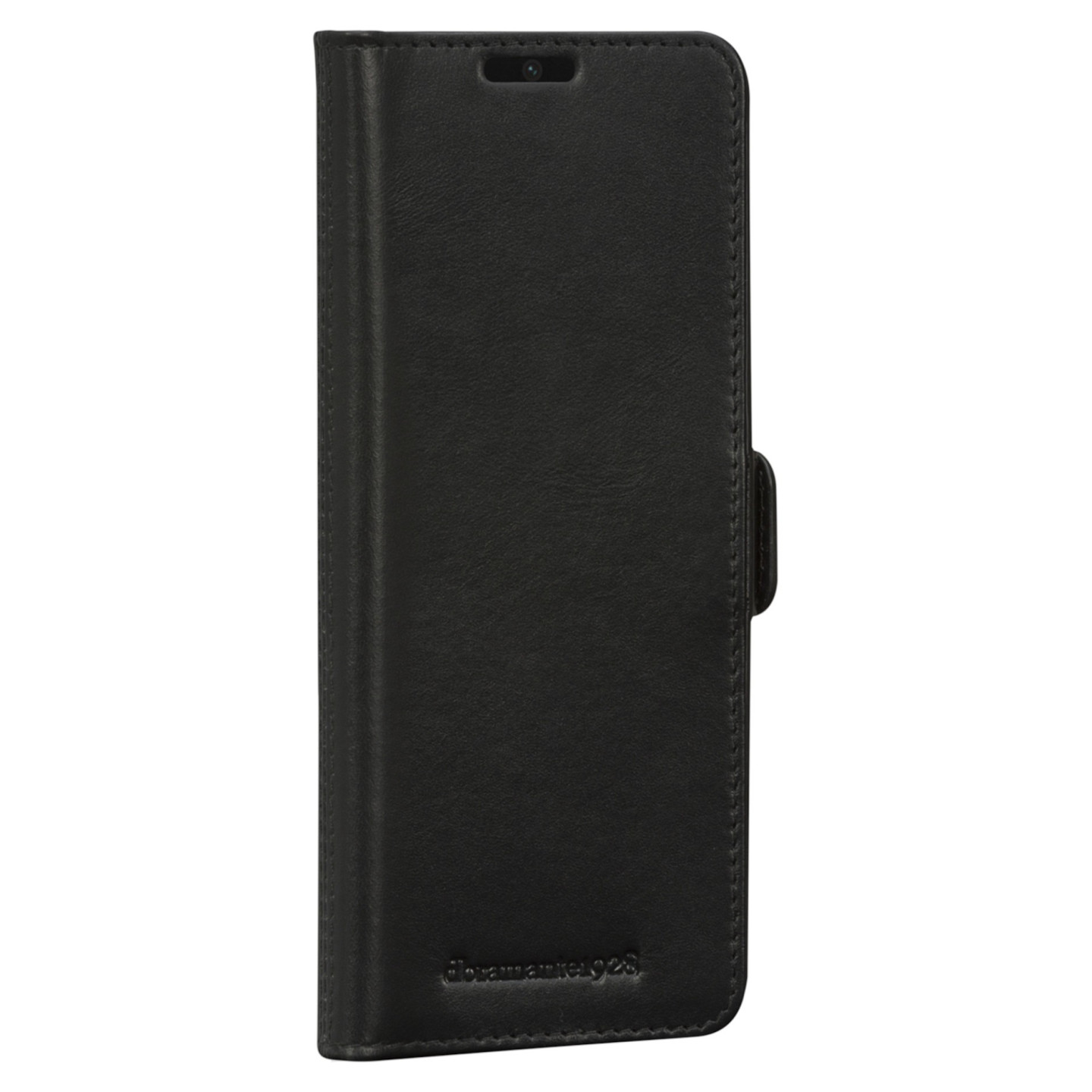 dbramante1928 Lynge - Flip-Hlle fr Mobiltelefon - genarbtes Leder - Schwarz - fr Samsung Galaxy S21+ 5G