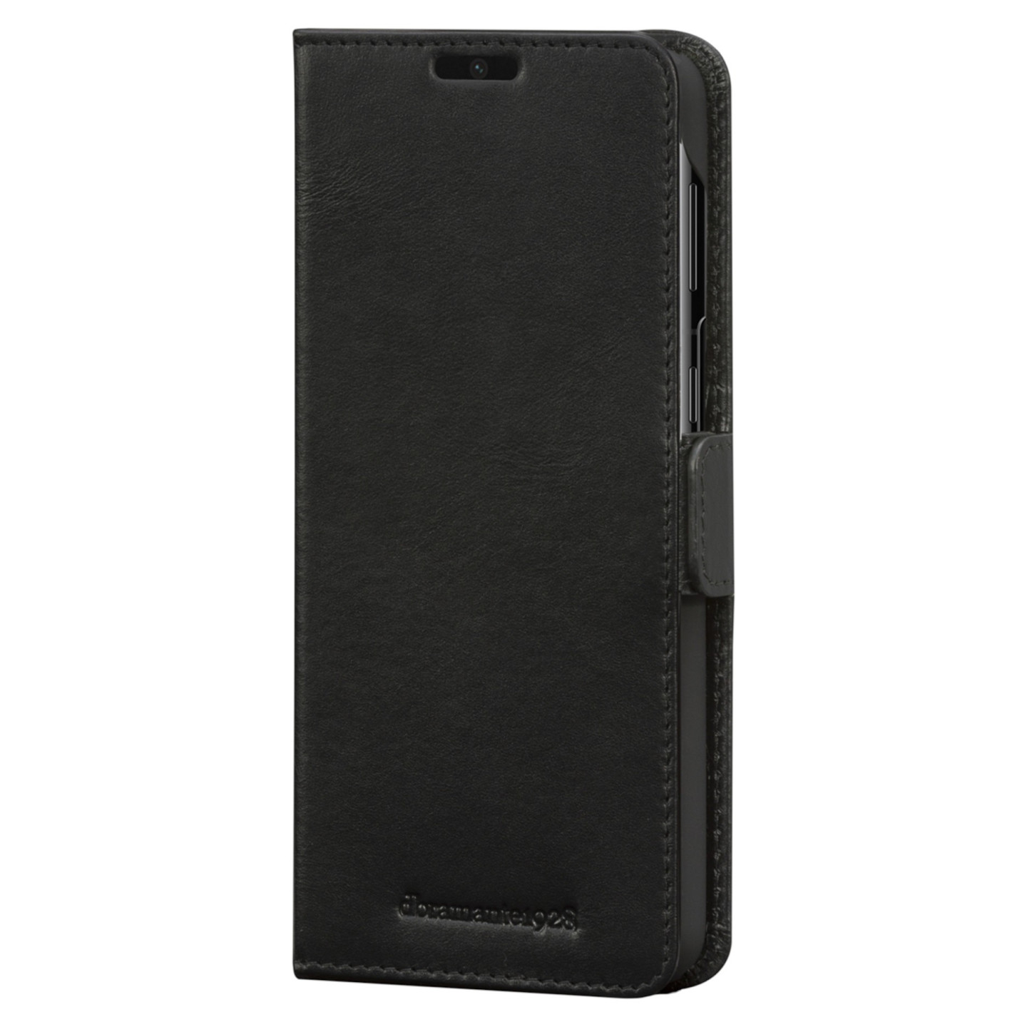 dbramante1928 Lynge - Flip-Hlle fr Mobiltelefon - genarbtes Leder - Schwarz - fr Samsung Galaxy S21+ 5G