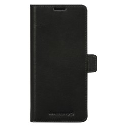 dbramante1928 Lynge - Flip-Hlle fr Mobiltelefon - genarbtes Leder - Schwarz - fr Samsung Galaxy S21+ 5G