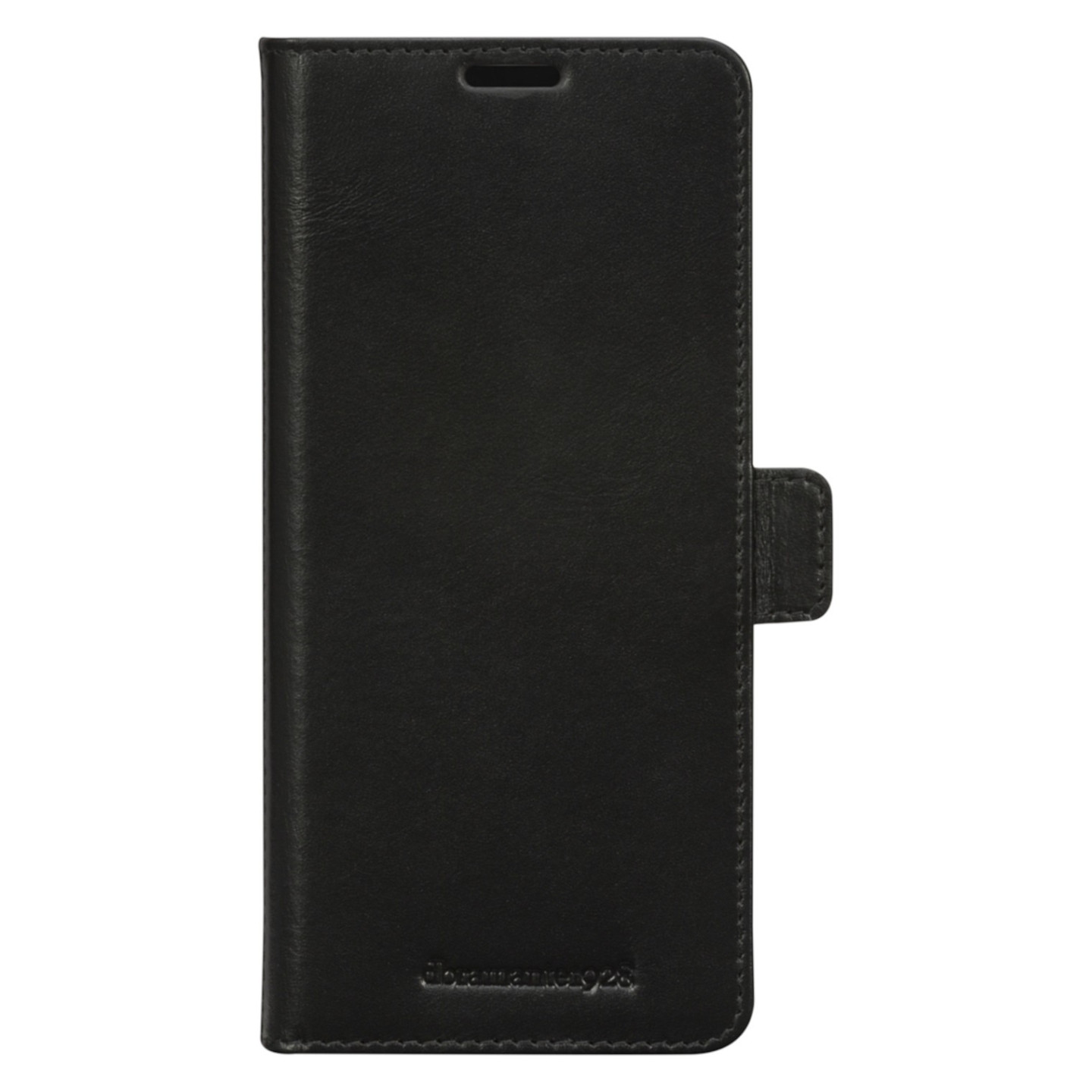 dbramante1928 Lynge - Flip-Hlle fr Mobiltelefon - genarbtes Leder - Schwarz - fr Samsung Galaxy S21+ 5G