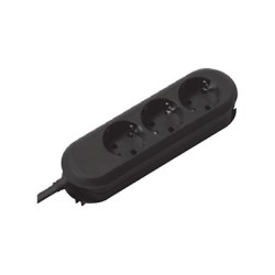 BACHMANN SMART 3xCEE7 3 schwarz 3x Schutzkontakt — Buy in Cyprus with Fast Delivery