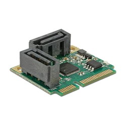 Mini PCIe I O PCIe half size 2 x SATA 6 Gb s — Buy in Cyprus with Fast Delivery