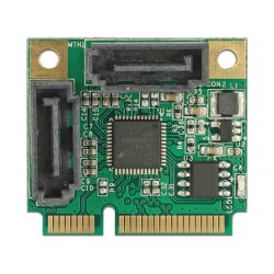Mini PCIe I O PCIe half size 2 x SATA 6 Gb s — Buy in Cyprus with Fast Delivery
