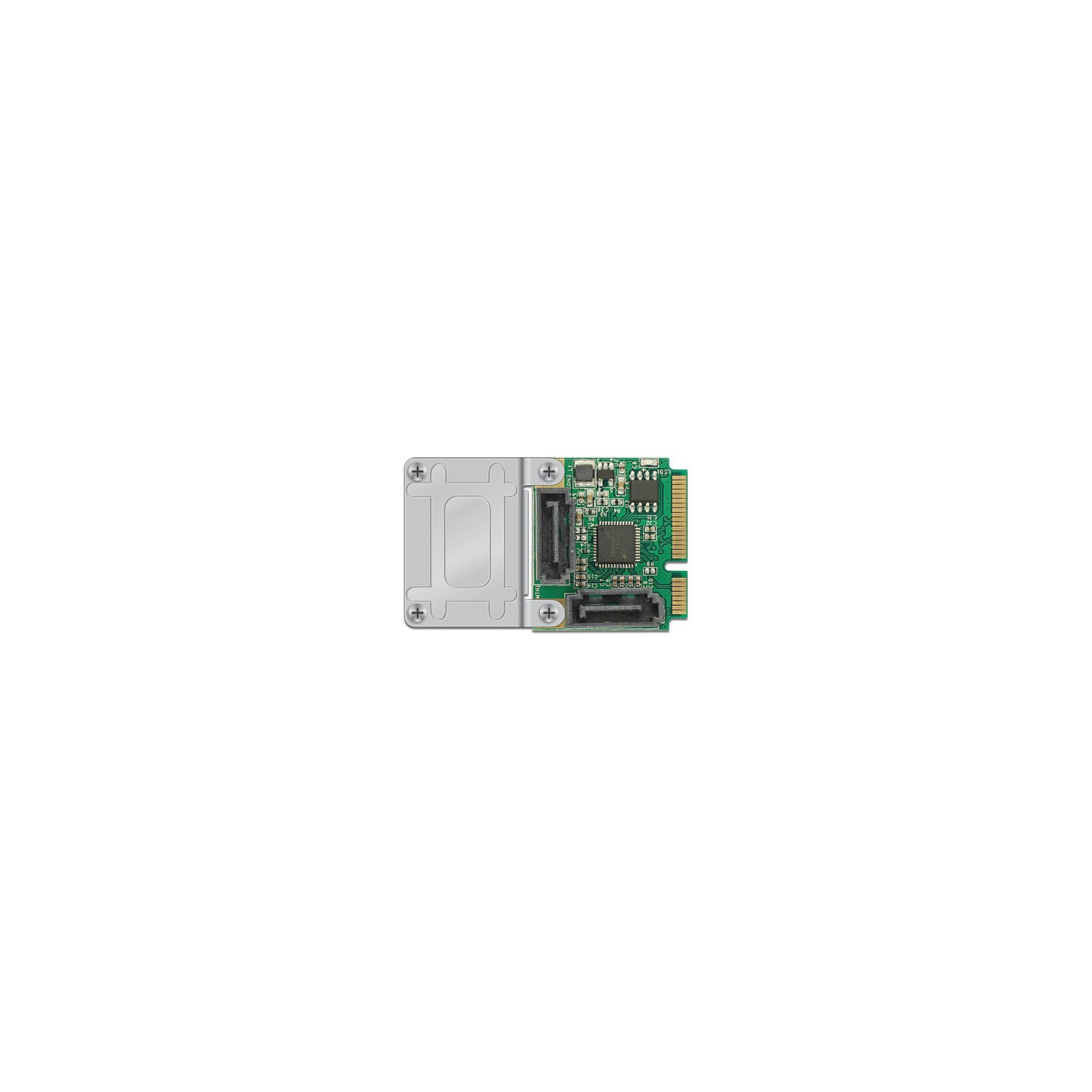 Mini PCIe I O PCIe half size 2 x SATA 6 Gb s — Buy in Cyprus with Fast Delivery