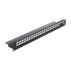 Patchpanel Delock 1HE 24 Keystone Ports — Buy in Cyprus with Fast Delivery