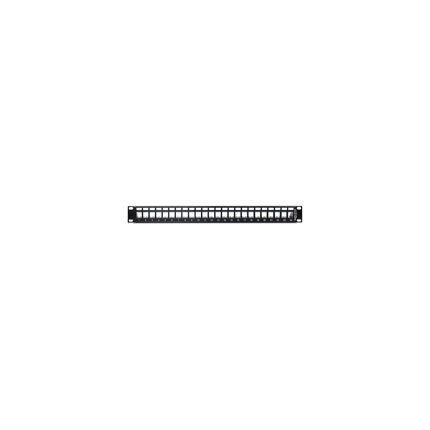 Patchpanel Delock 1HE 24 Keystone Ports — Buy in Cyprus with Fast Delivery