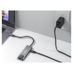 Equip Dock USB-C- to HDMI.2xUSB3.0.GbE.100WPD 25cm si — Buy in Cyprus with Fast Delivery