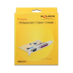 Delock PCI Express x1 Karte zu 1 x Seriell + 1 x Parallel — Buy in Cyprus with Fast Delivery