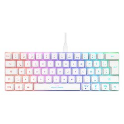Deltaco Gaming Tastatur USB. RGB. weiß — Buy in Cyprus with Fast Delivery
