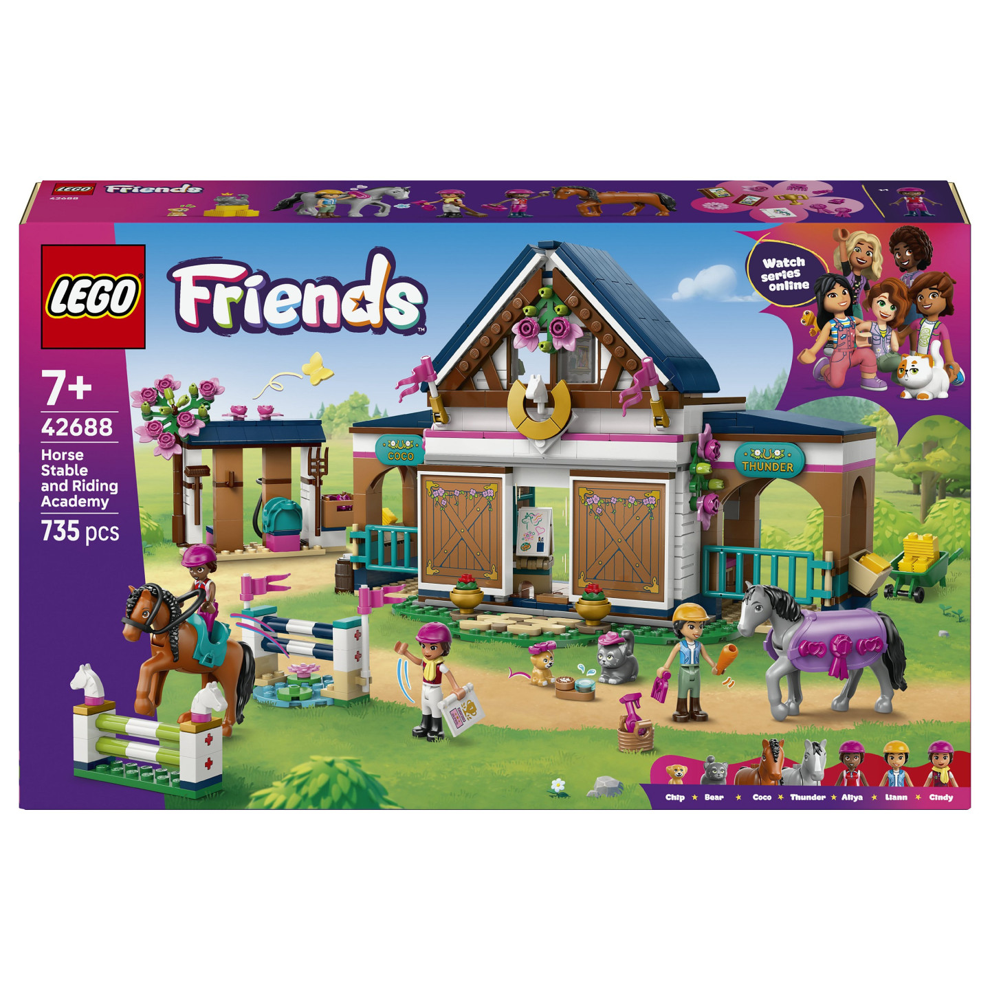 LEGO 42688 Friends Pferdestall und Reitschule — Buy in Cyprus with Fast Delivery