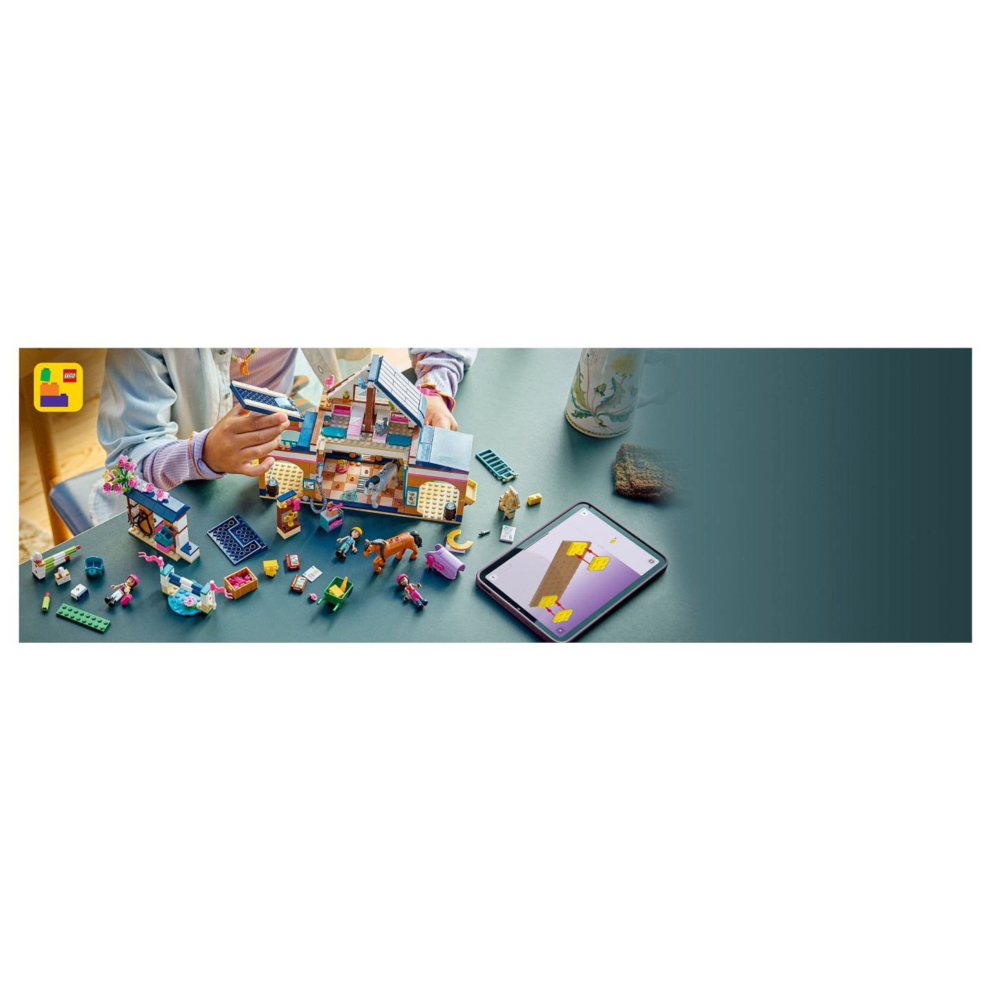 LEGO 42688 Friends Pferdestall und Reitschule — Buy in Cyprus with Fast Delivery