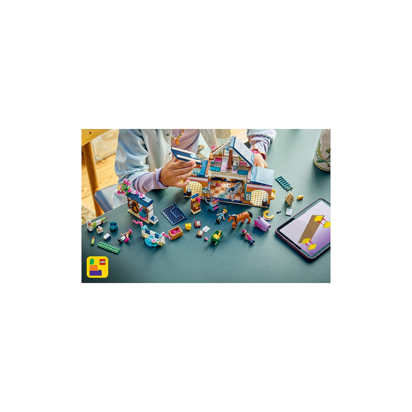 LEGO 42688 Friends Pferdestall und Reitschule — Buy in Cyprus with Fast Delivery
