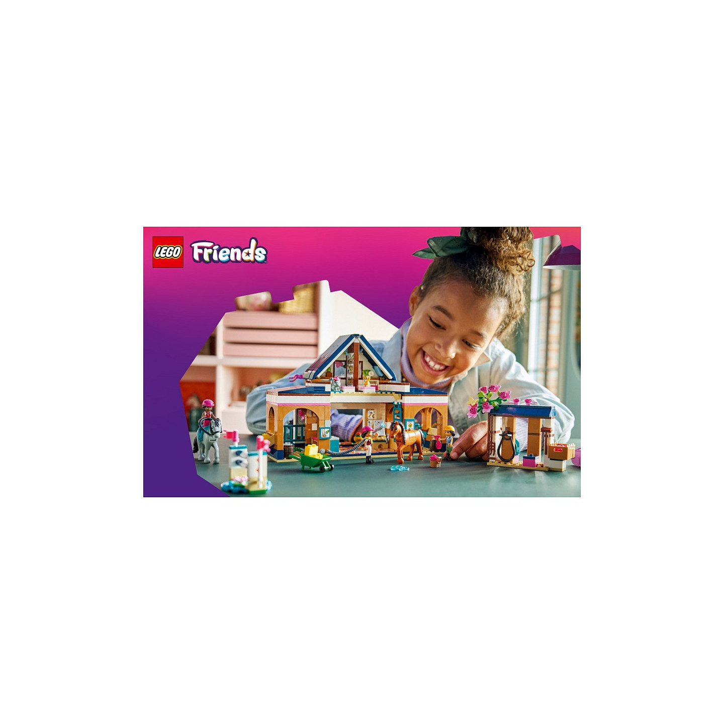LEGO 42688 Friends Pferdestall und Reitschule — Buy in Cyprus with Fast Delivery