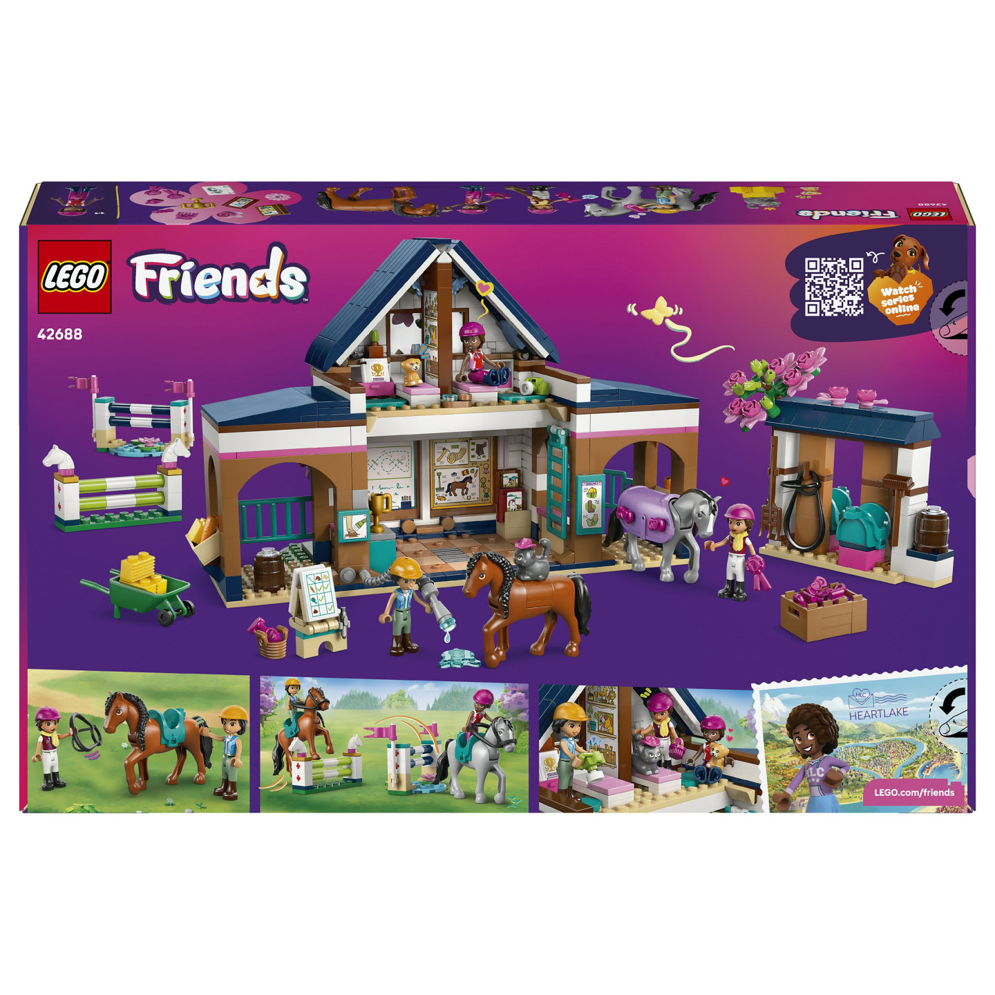 LEGO 42688 Friends Pferdestall und Reitschule — Buy in Cyprus with Fast Delivery