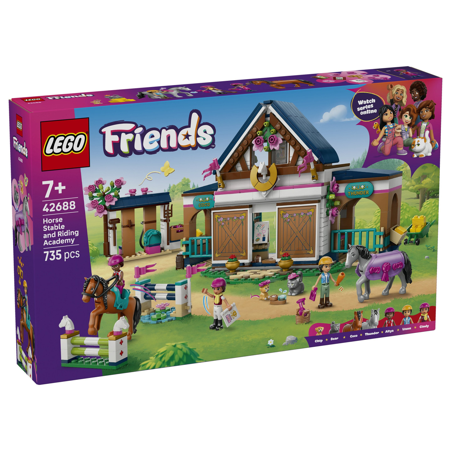 LEGO 42688 Friends Pferdestall und Reitschule — Buy in Cyprus with Fast Delivery