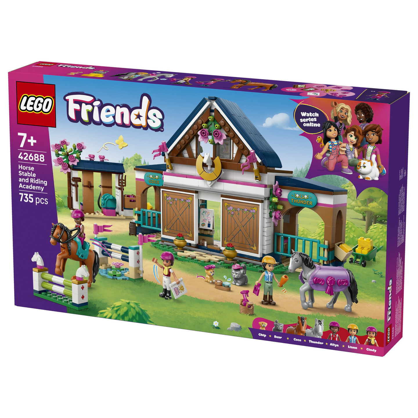 LEGO 42688 Friends Pferdestall und Reitschule — Buy in Cyprus with Fast Delivery