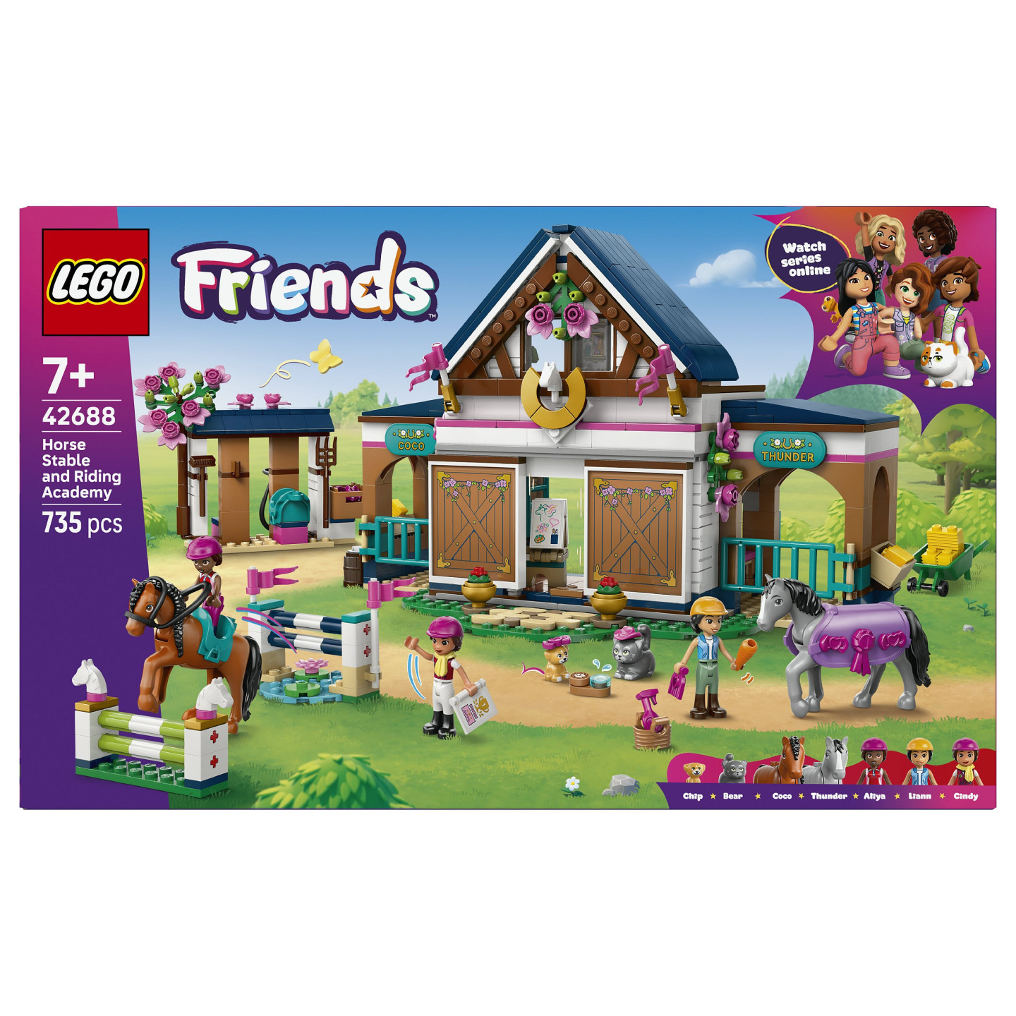 LEGO 42688 Friends Pferdestall und Reitschule — Buy in Cyprus with Fast Delivery
