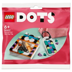 LEGO Dots Polybag-Tier-Ablageschale PolybagTierAblageschale & Taschenanhänger(30637) — Buy in Cyprus with Fast Delivery